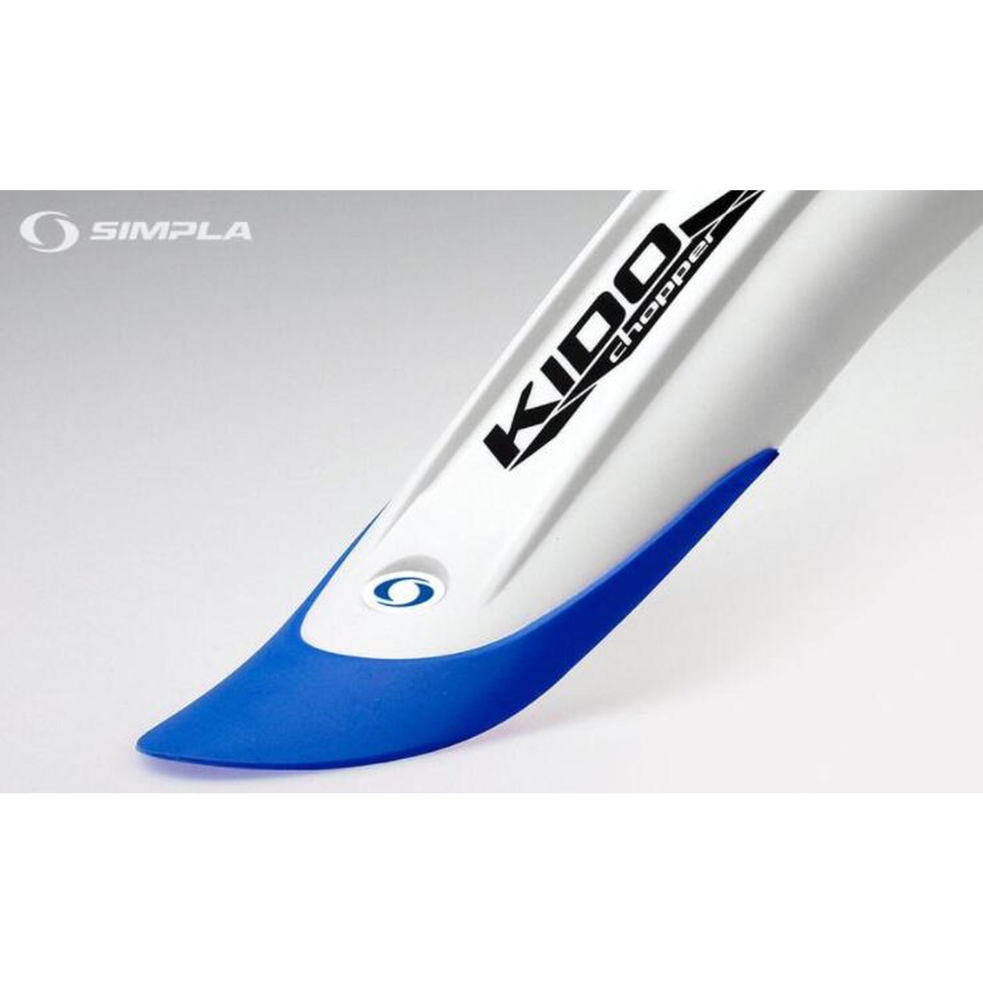 Błotniki Simpla KIDO LONG 20"  P+T biało/niebieski