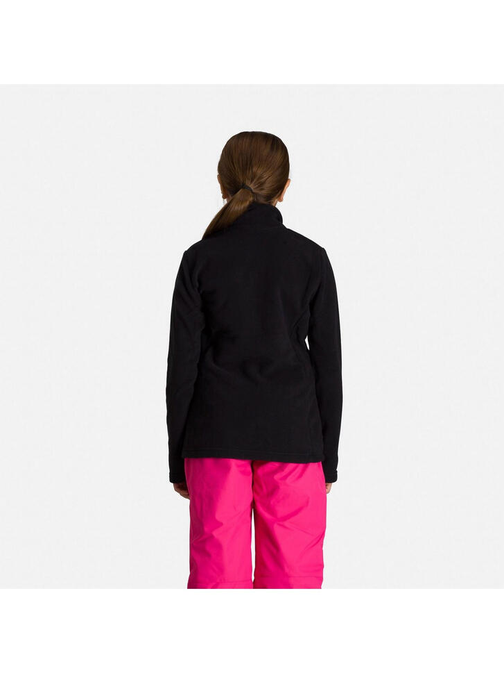 Polar narciarski dla dzieci Rossignol Girl 1/2 Zip Fleece czarny