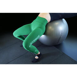 Leggings push up Q-Skin donna tecnici Fitness Pilates Running Cardio Yoga  nero R-EVENGE