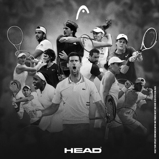 HEAD Novak 23 Raquetas de tenis para jugadores júnior