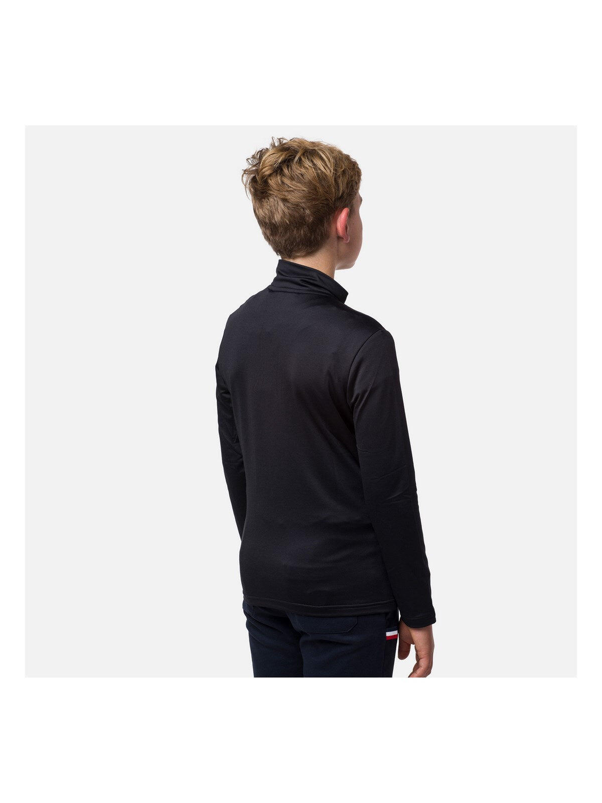 Bluza narciarska dla dzieci Rossignol Boy 1/2 Zip Warm Stretch czarna 2/2