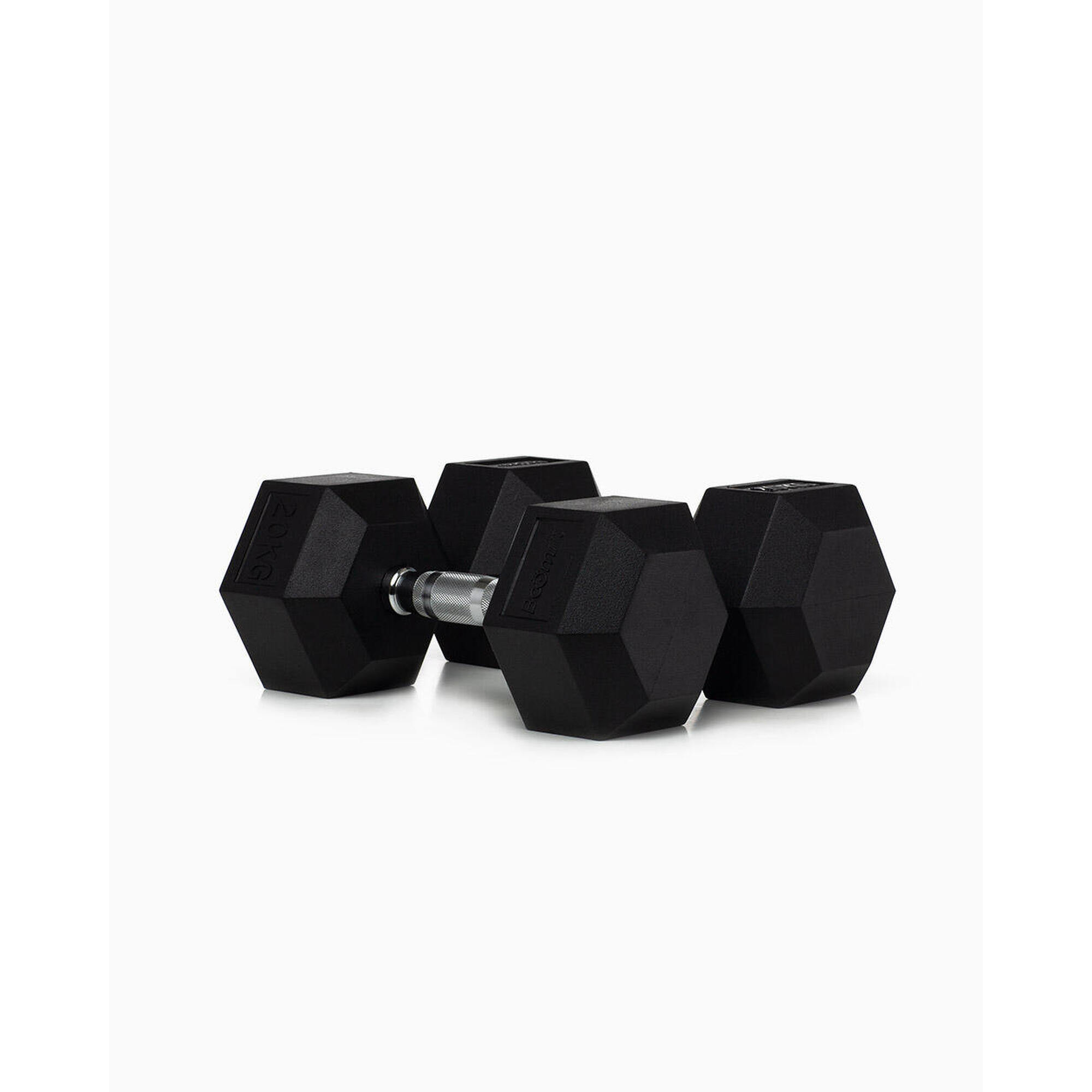 Halteres Hexagonais 20Kg (Par) - BOOMFIT