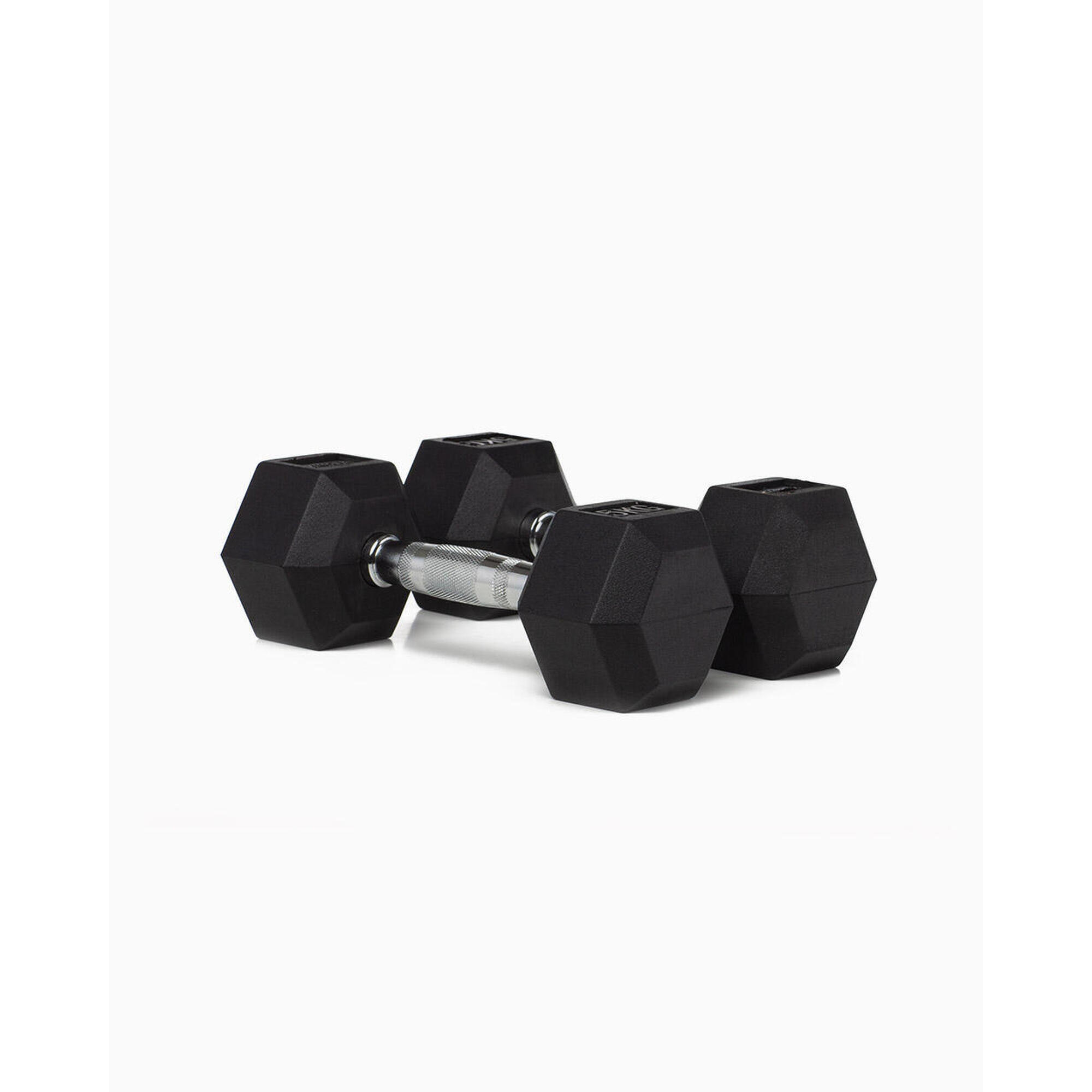 Halteres hexagonais 5kg (par) - boomfit