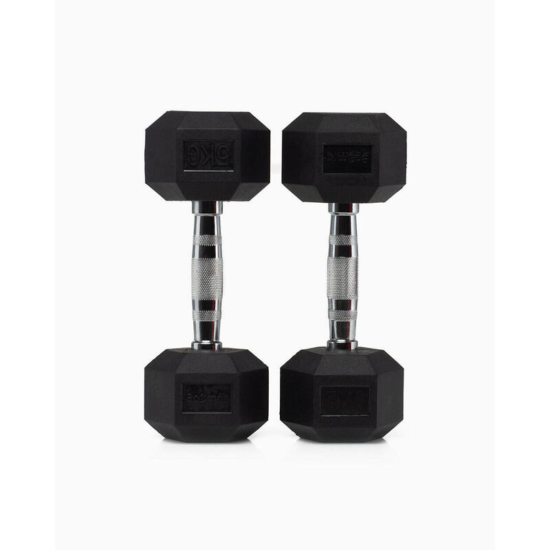 Halteres Hexagonais 8Kg (Par) - BOOMFIT