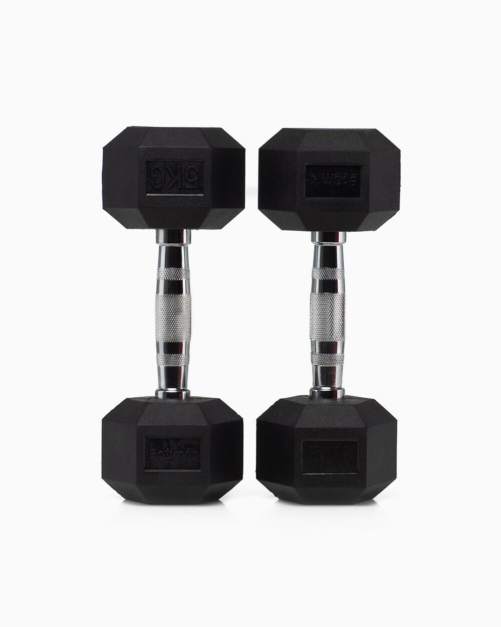 Hexagonale Dumbbells 6 kg (Paar) - BOOMFIT 3/5