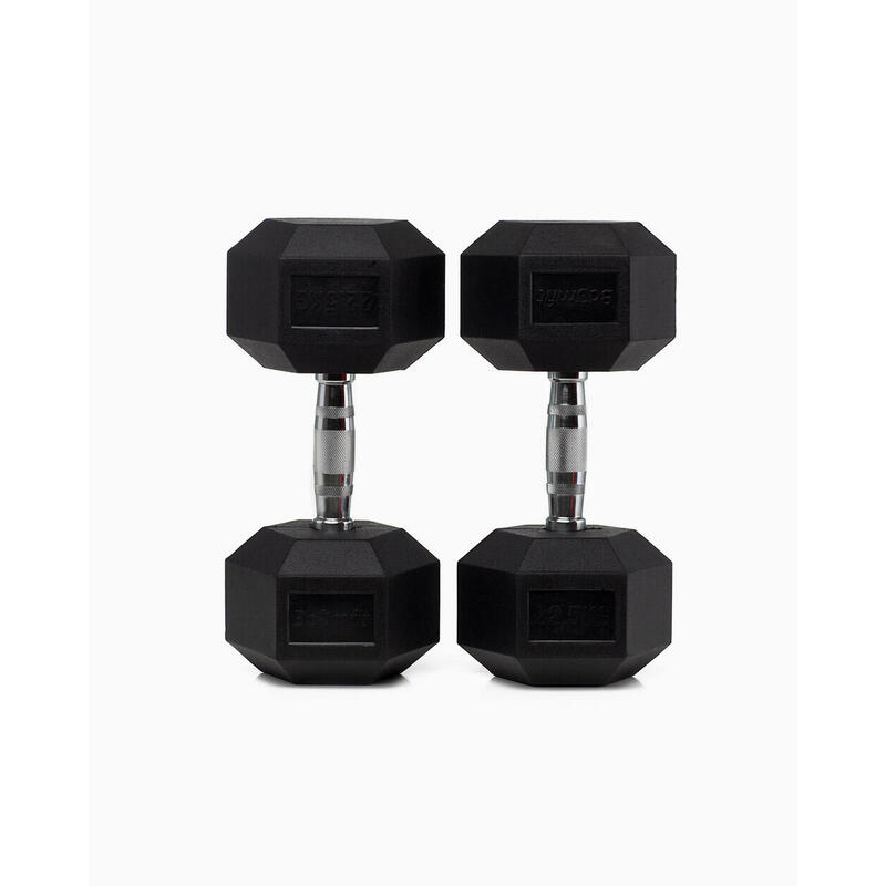 Mancuernas Hexagonales 22,5Kg (Pareja) - BOOMFIT