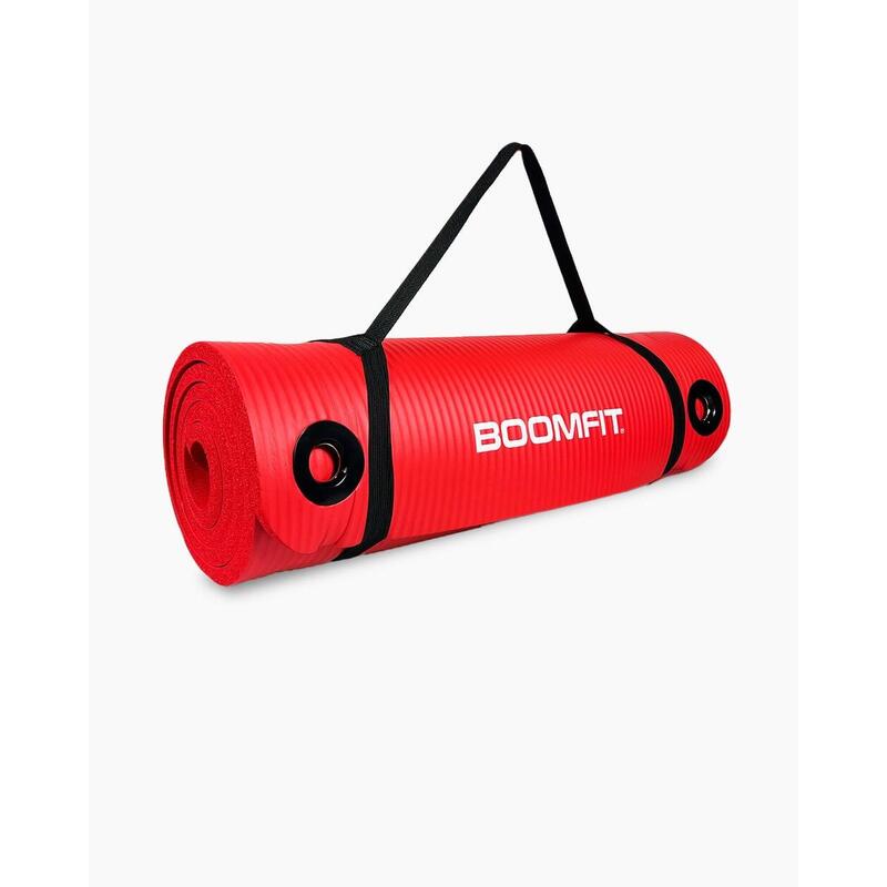 Tapis Pilates NBR 1,5cm Rouge - BOOMFIT