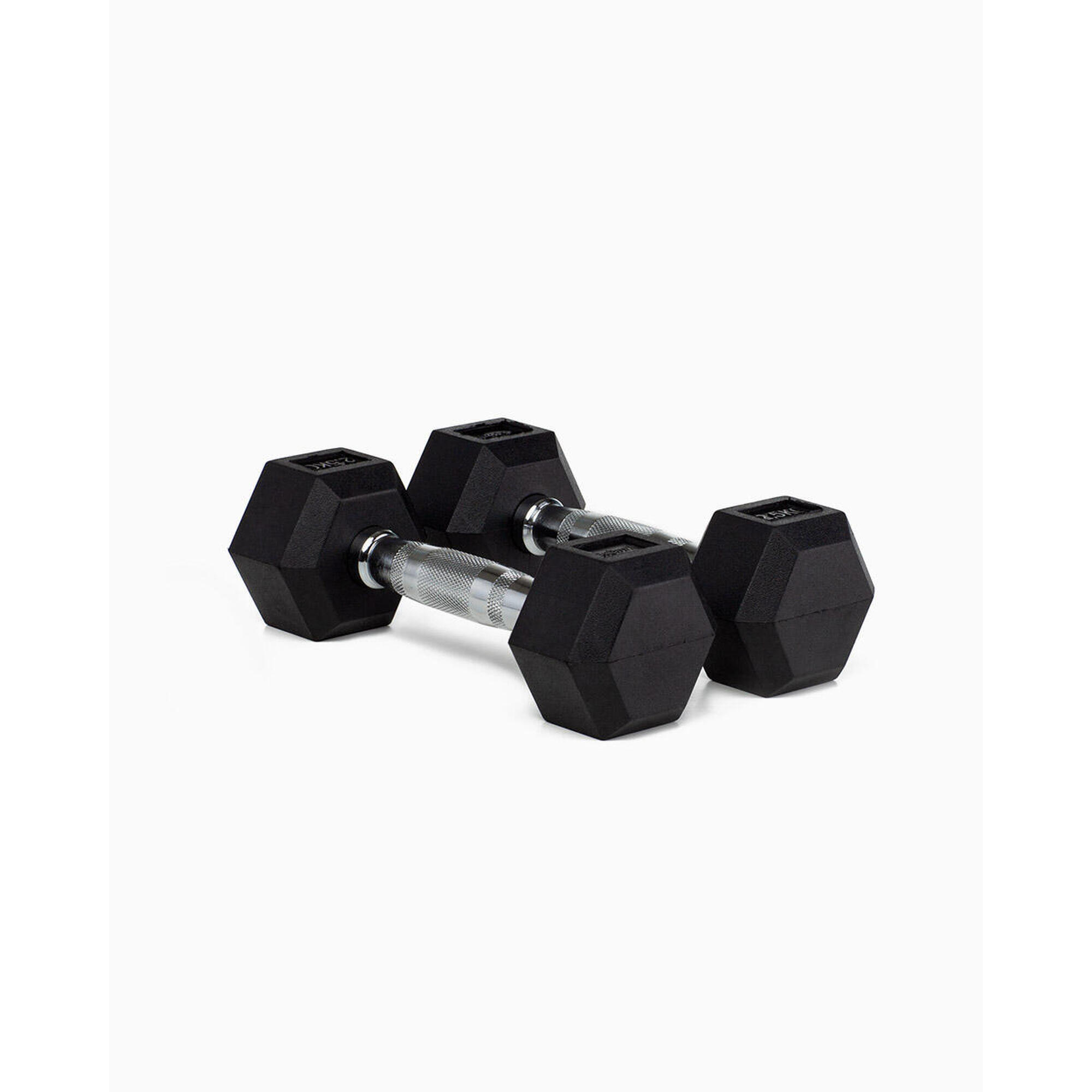 Boomfit - Haltères Hexagonaux 1kg (paire) - Boomfit - Haltère - Noir - Taille Unique - Decathlon
