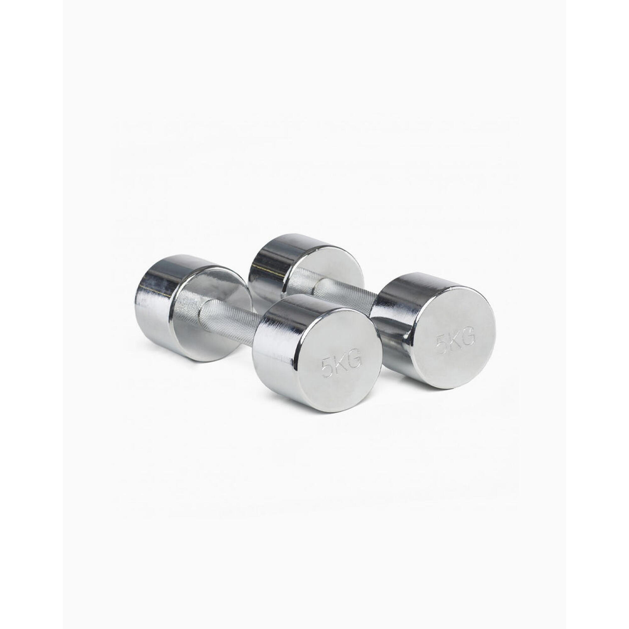 Set halteres cromados 1 a 10kg - boomfit