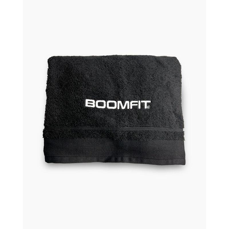 Zwarte sporthanddoek - BOOMFIT