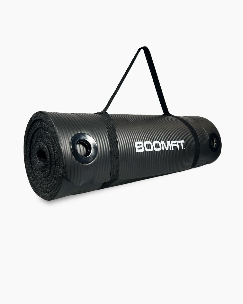 Tapis Pilates NBR 1,5cm Noir - BOOMFIT 2/4
