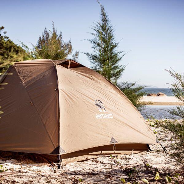 COSMITTO Backpacking Tent (2person) - BROWN