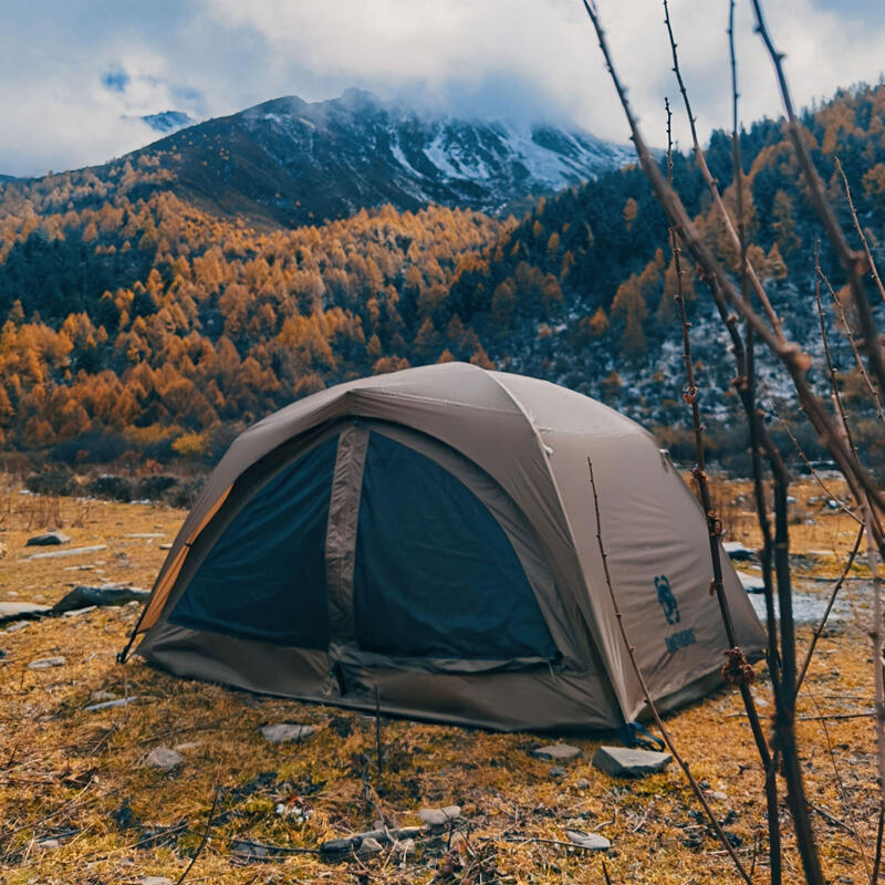 SCAENA Backpacking Tent (2person) - BROWN