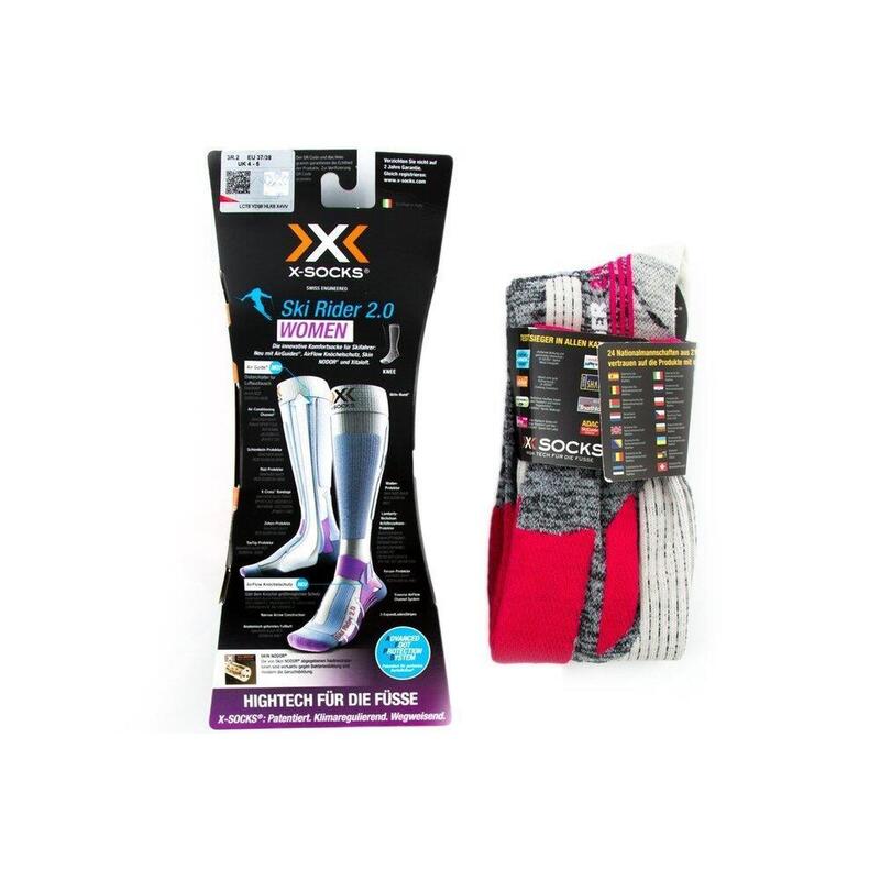 Chaussettes de ski pour femmes X-Socks Ski Rider 2.0