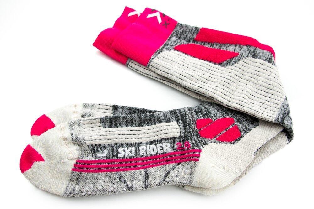 Chaussettes De Ski/snow Femme Ski Riderlady2.0 Gr/fushia 3/5