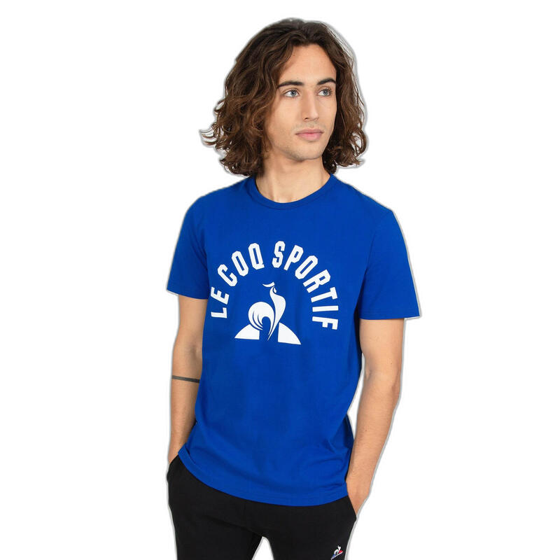 Camiseta de Manga Corta Hombre Le coq sportif  2220665 Azul