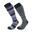 Merino 女士滑雪襪 (兩對裝) - 紫色/黑色