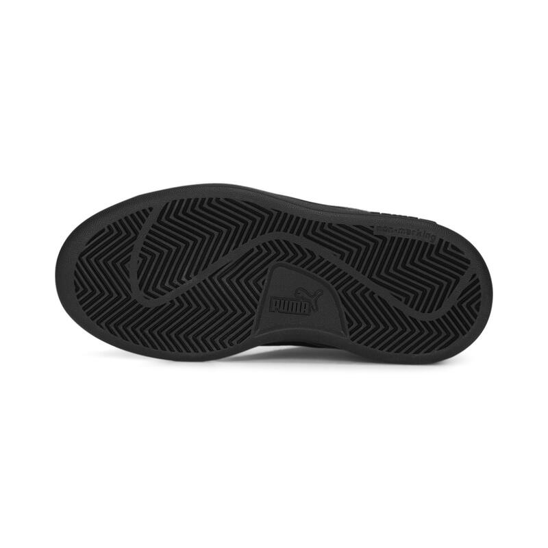 Dziecięce skórzane sneakersy Smash 3.0 V PUMA Black Shadow Gray