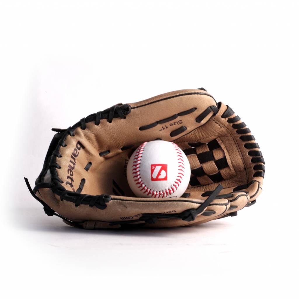GBSL-3 Seniorská kožená baseballová rukavice a míček (SL 110, LL1) 2/3