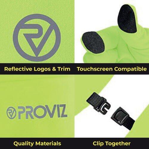 Proviz Classic Touch Screen Reflective Breathable Lightweight Running Gloves 5/5