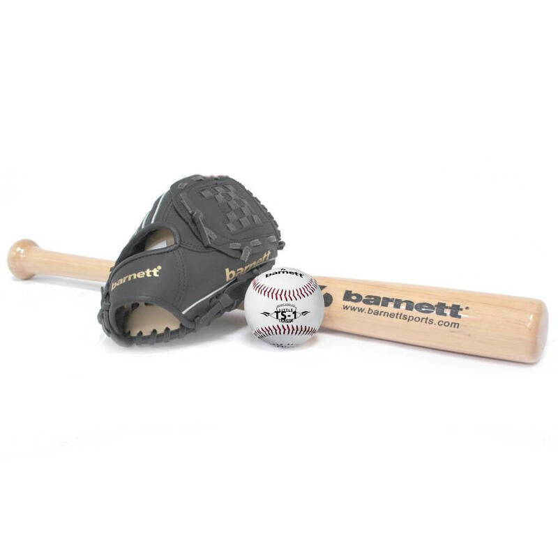  BGBW-01 Senior dřevěná iniciační baseballová sada (BB-W 32, JL-120, BS-1)