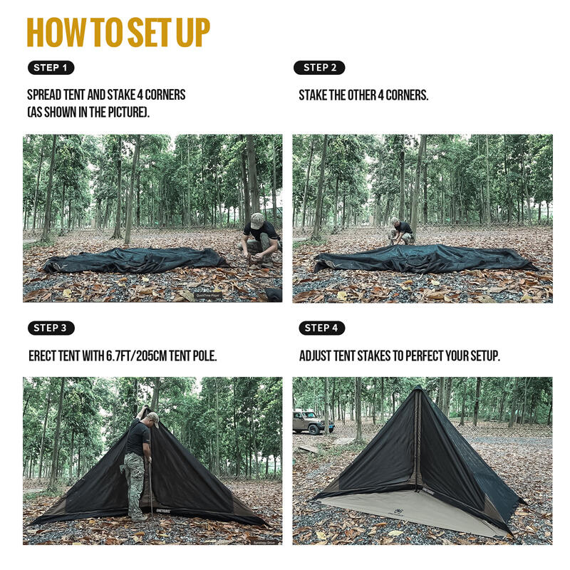 Northgaze Mesh Inner tent  (2person) - BLACK