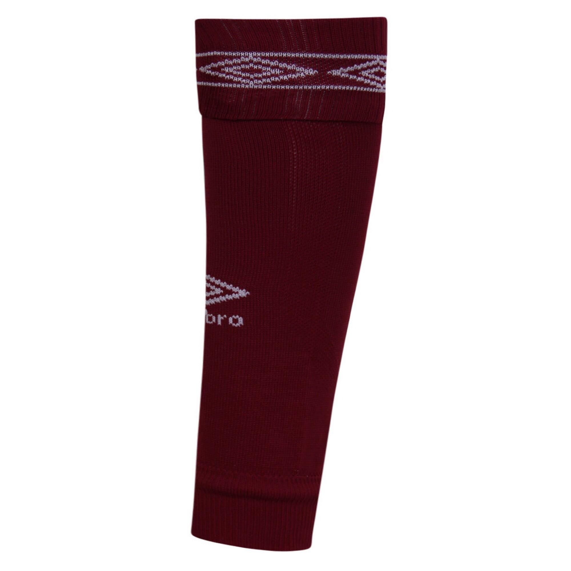 DIAMOND Men's leg sleeves (Bordeaux / White)