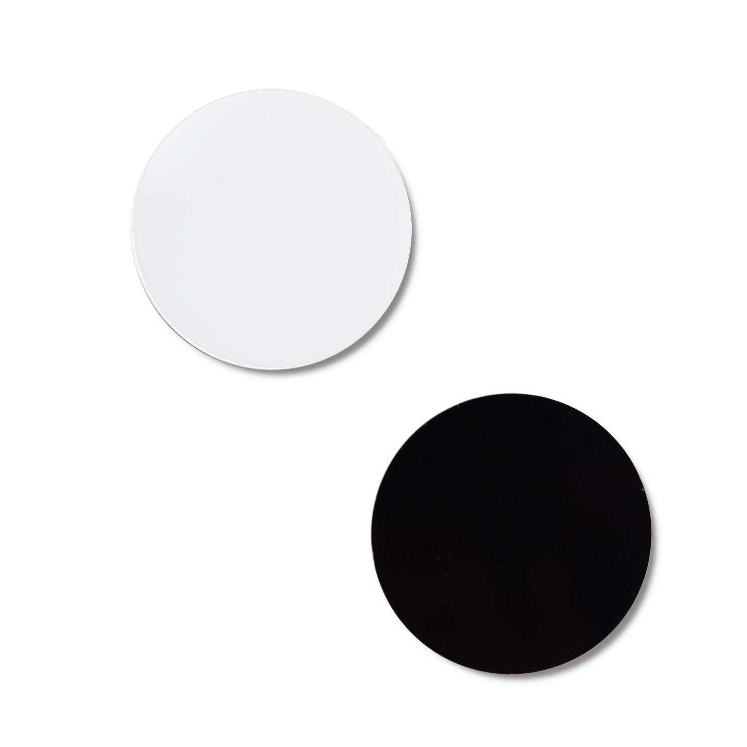 Moneda Sorteo Campo Bicolor Blanco/Negro 2/3