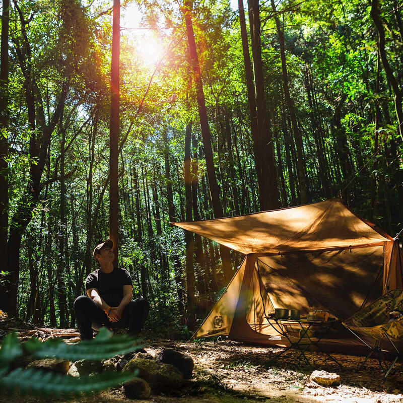 BACKWOODS BUNGALOW Ultralight Super Shelter 2.0 (2 Persons) - BROWN