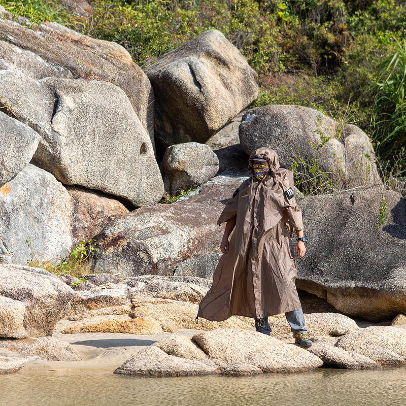 TENTSFORMER Poncho Shelter - BROWN