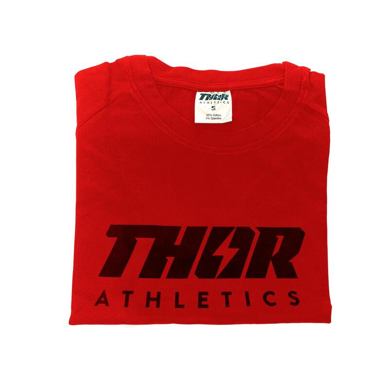 T-shirt de sport avec impression Thor - pour l'entraînement en force