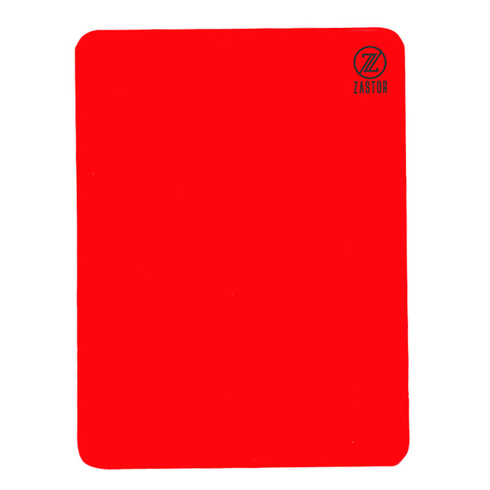 ZASTOR Tarjeta Árbitro Zastor Kar ROJO