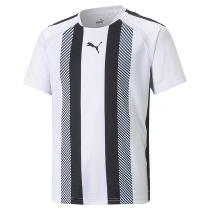 Maillot de football PUMA Kids teamLIGA Rayé - Rouge-Noir-Blanc