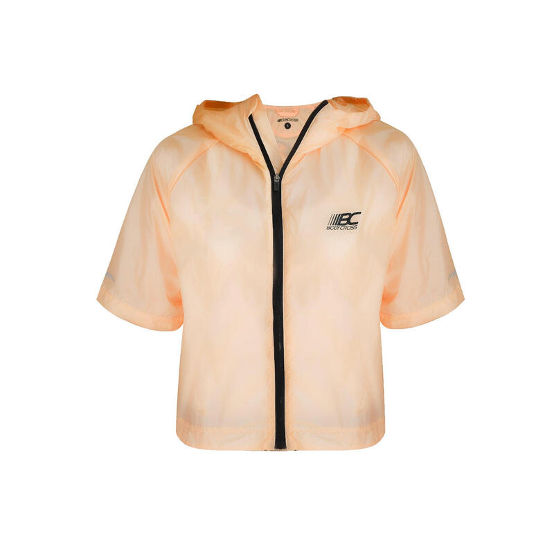 Coupe-vent court déperlant AMBER - Corail - Femme