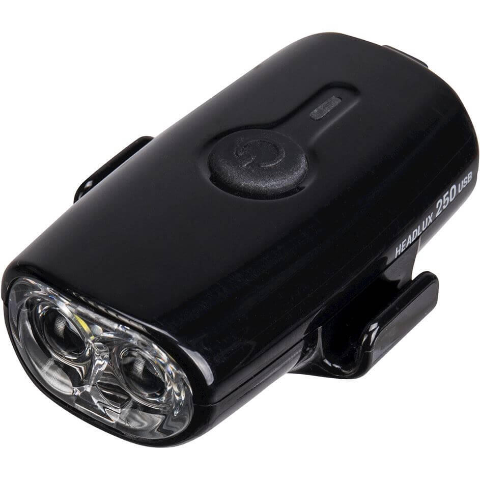 TOPEAK Helm led Headlux 250 usb zwart