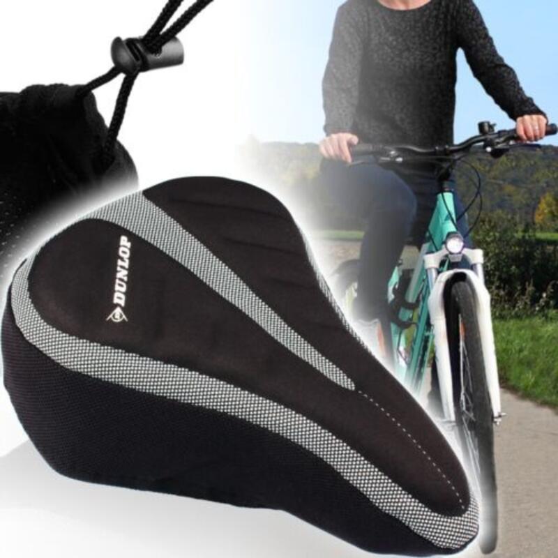 Husă memory foam/gel pentru șa bicicletă 28x20x2.5 cm