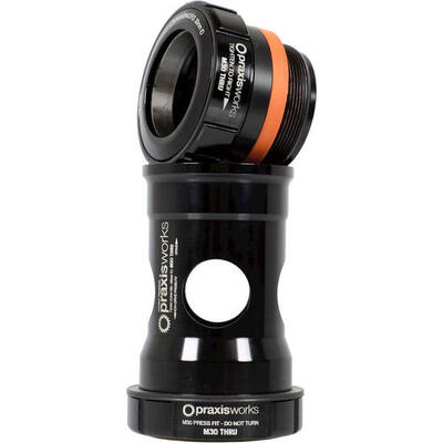 Praxis M30-Thru BB30 PF30 Unterrohradapter 73 mm für MTB