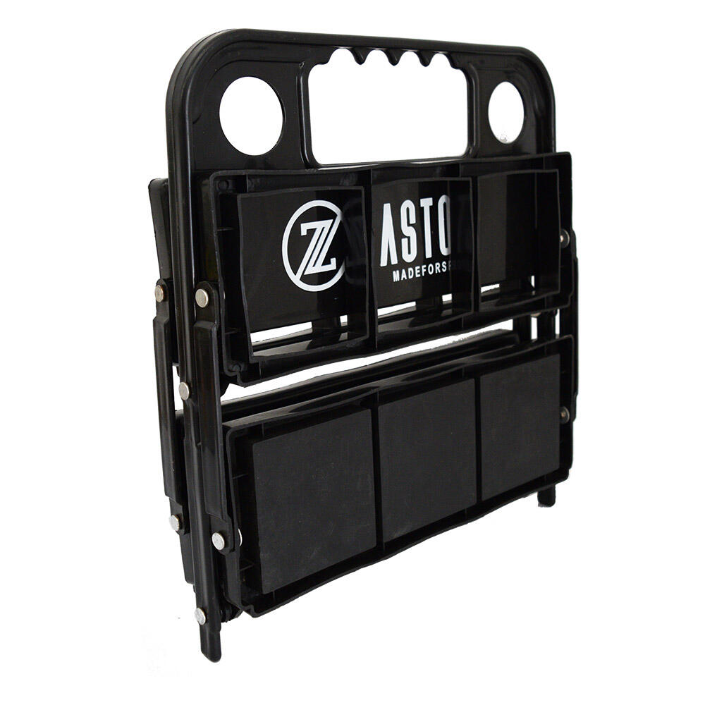 Portabotellas PVC Entrenamiento Plegable Zastor MOE-6 Botellas Negro 2/4