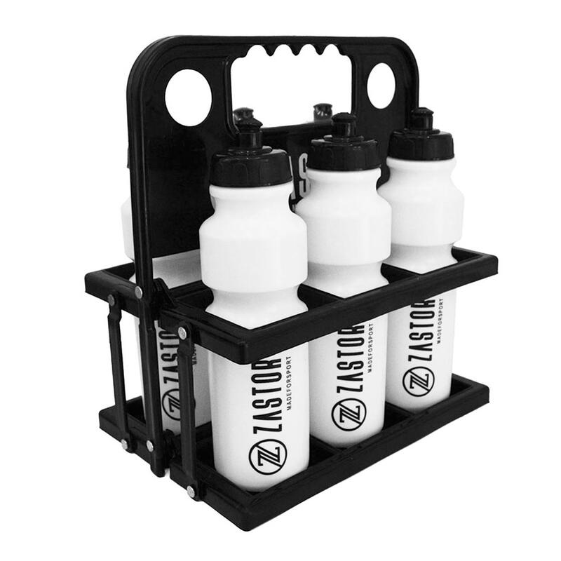 Portabotellas PVC Entrenamiento Plegable Zastor MOE-6 Botellas Negro