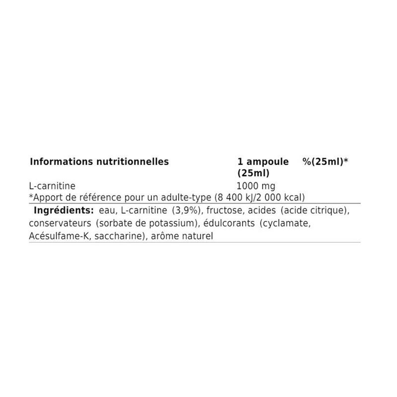 L-Carnitine |  L-Carnitine | L-Carnitine Liquid Ampoule (25ml) |