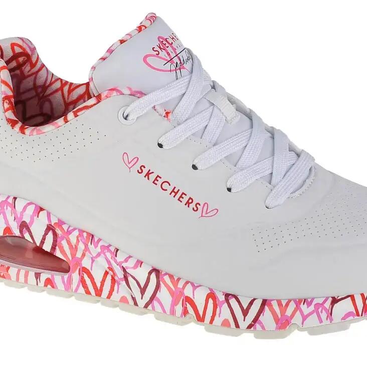 Sneakers Skechers Uno - Loving Love, Pink, Women