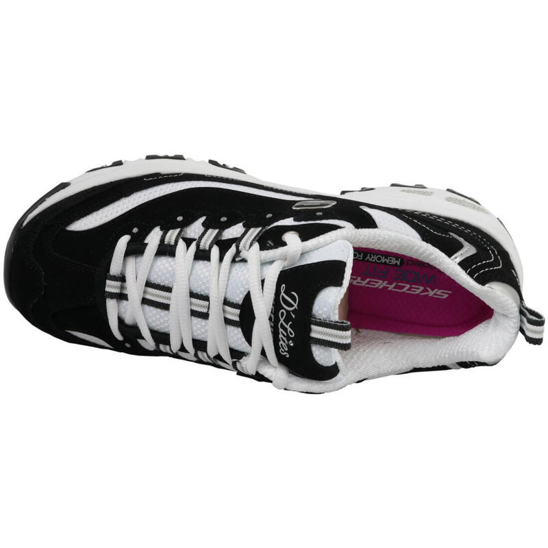 Pantofi sport femei Skechers D'Lites Biggest Fan, Negru