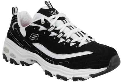 Zapatillas Skechers D'Lites Biggest Fan, Negro, Mujer