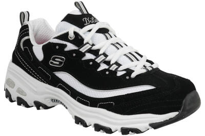 Zapatillas Skechers D'Lites Biggest Fan, Negro, Mujer