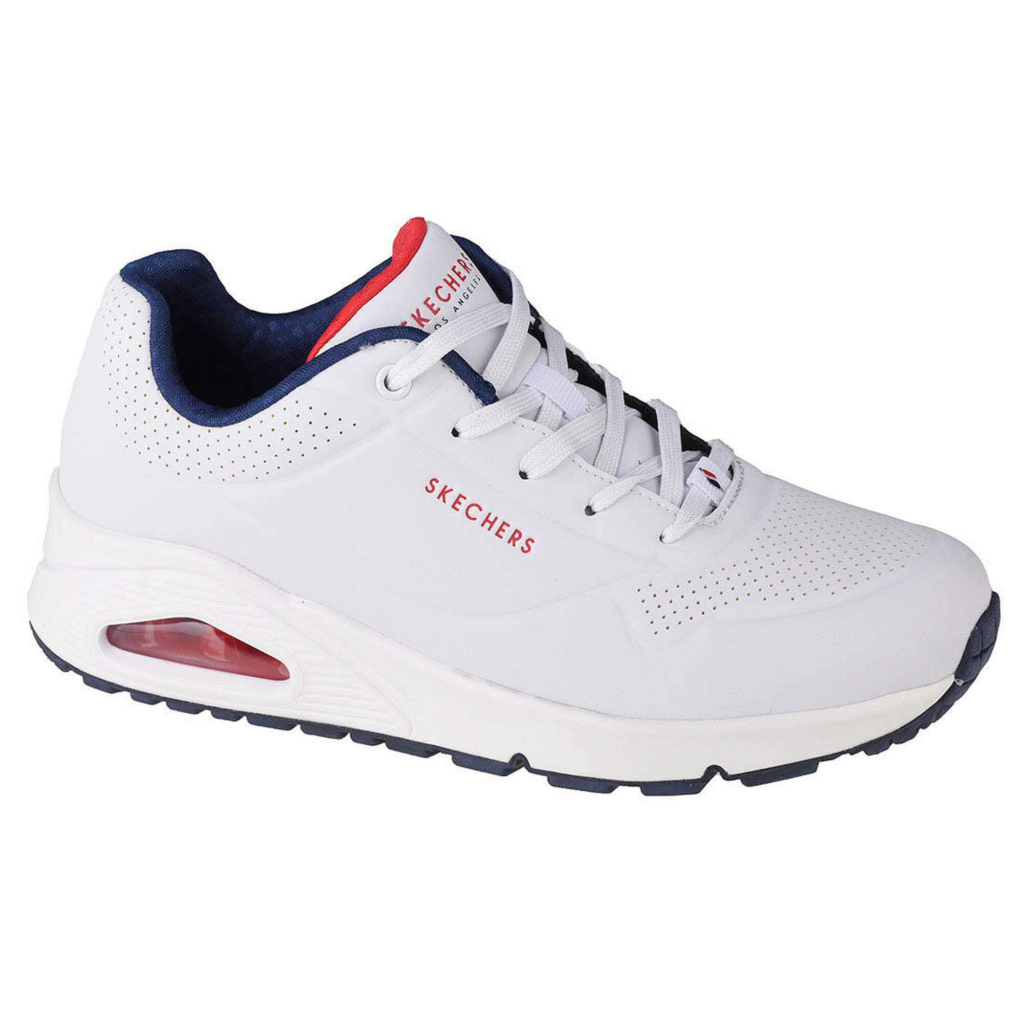 Skechers - Sneakers Pour Femmes Uno-stand On Air - Chaussures De Sport - Blanc|rouge - 36 - Decathlon