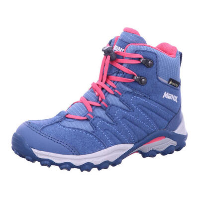 MEINDL Wanderschuhe Meindl Arigo Junior Mid GTX blau/pink