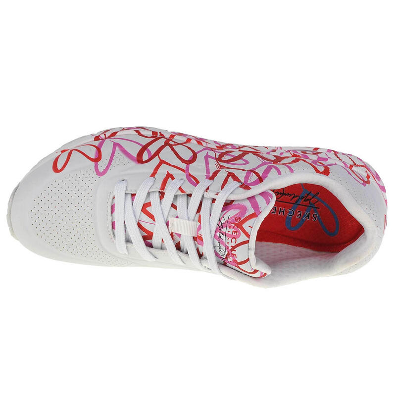 Calçado de desporto para mulher Sapatilhas, Skechers Uno-Spread The Love