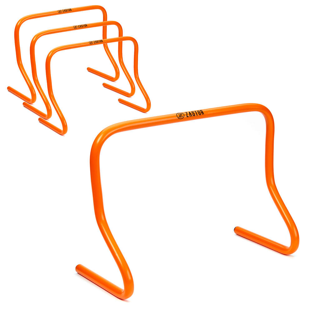 ZASTOR Set 4 Vallas Entrenamiento Antilesión Zastor SAFE 45cm NARANJA