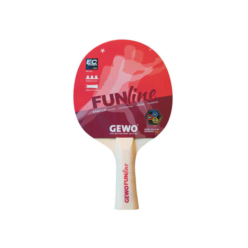 Gewo tafeltennisbatje Fun-Starter