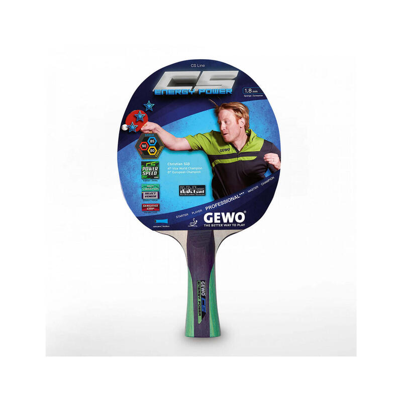 Gewo tafeltennisbat Rave Speed